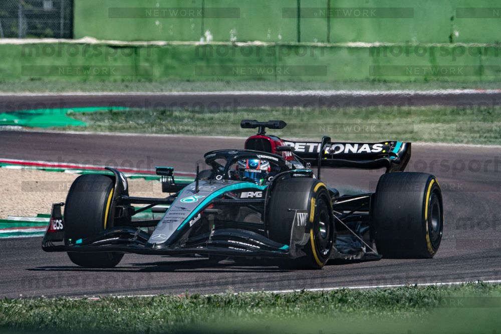 Andrea Kimi Antonelli, Mercedes testing at Imola 