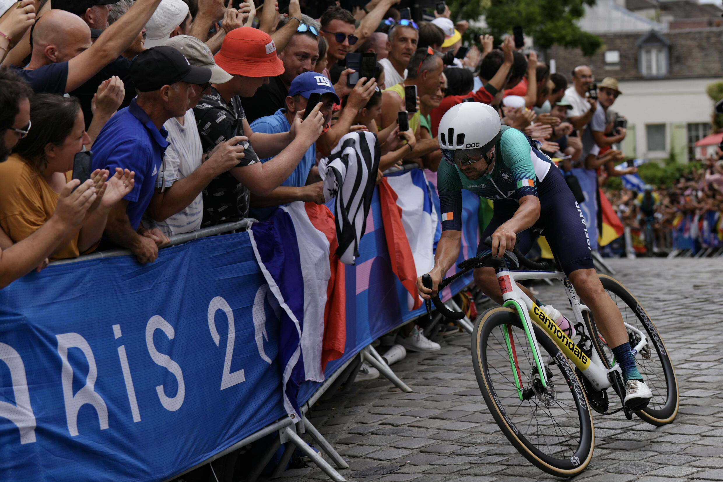 Ireland's Ben Healy made the early running and finished tenth