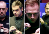 Mark Williams, Ronnie O'Sullivan, Judd Trump and Mark Allen