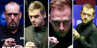 Mark Williams, Ronnie O'Sullivan, Judd Trump and Mark Allen