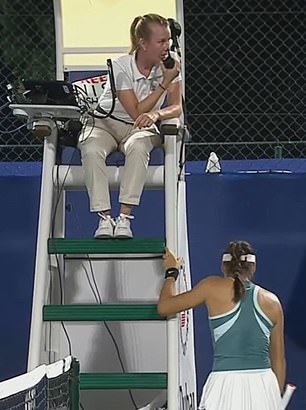 The former US Open champion was targeted by a 'fixated' man in the stands who had watched her first-round match days earlier
