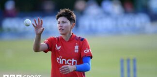 England bowler Issy Wong