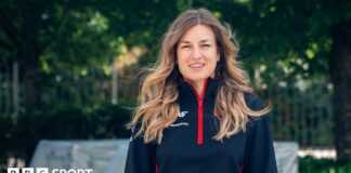 Haas race engineer Laura Mueller 