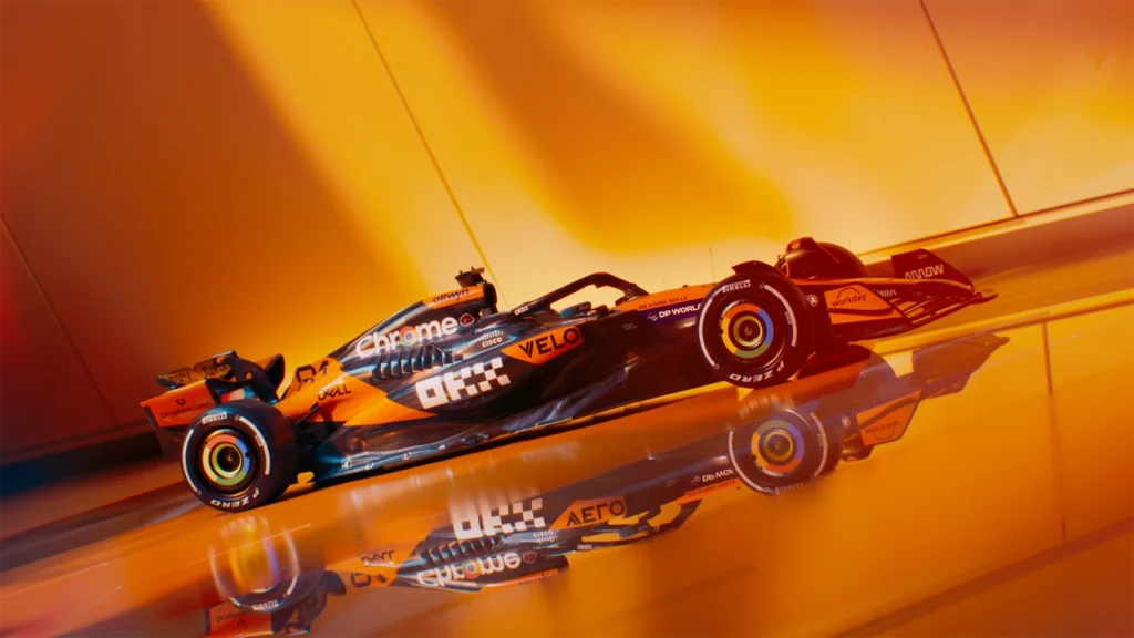 McLaren has made no alterations to its livery design for 2025