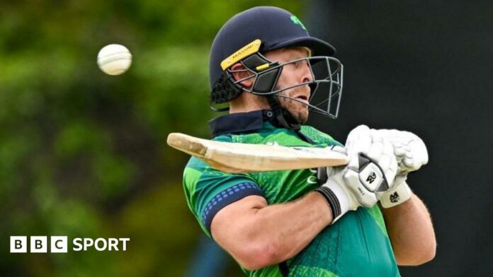 Ross Adair in action against Pakistan at Clontarf last May