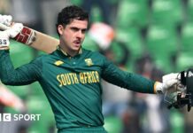 South Africa's Matthew Breetzke