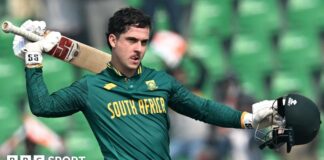 South Africa's Matthew Breetzke