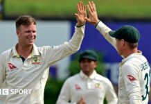 Matt Kuhnemann celebrates a wicket