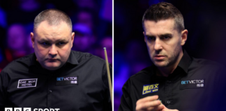 Stephen Maguire and Mark Selby