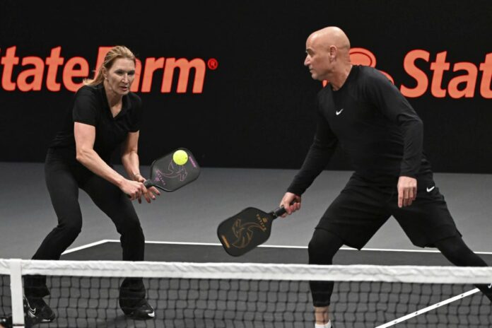 What a Pickleball Slam with Andre Agassi and Steffi Graf says about the sport – and tennis