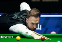 Judd Trump in action at the World Open