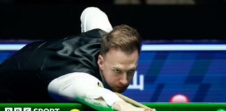 Judd Trump in action at the World Open