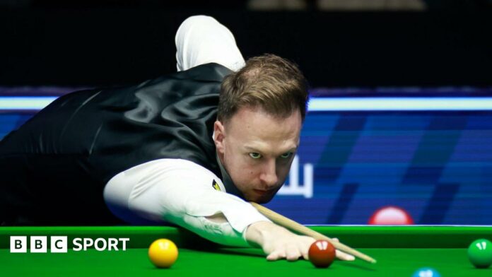 Judd Trump in action at the World Open