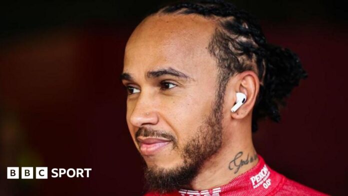 Lewis Hamilton smiling after qualifying at the Australian Grand Prix