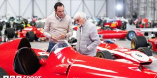 Bernie Ecclestone and his car collection 