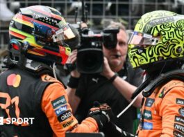 Osacr Piastri and Lando Norris