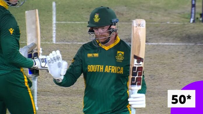 South Africa's Heinrich Klaasen