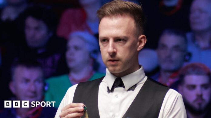 Judd Trump assesses a shot