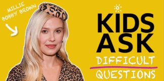 Millie Bobby Brown faces difficult questions from kids